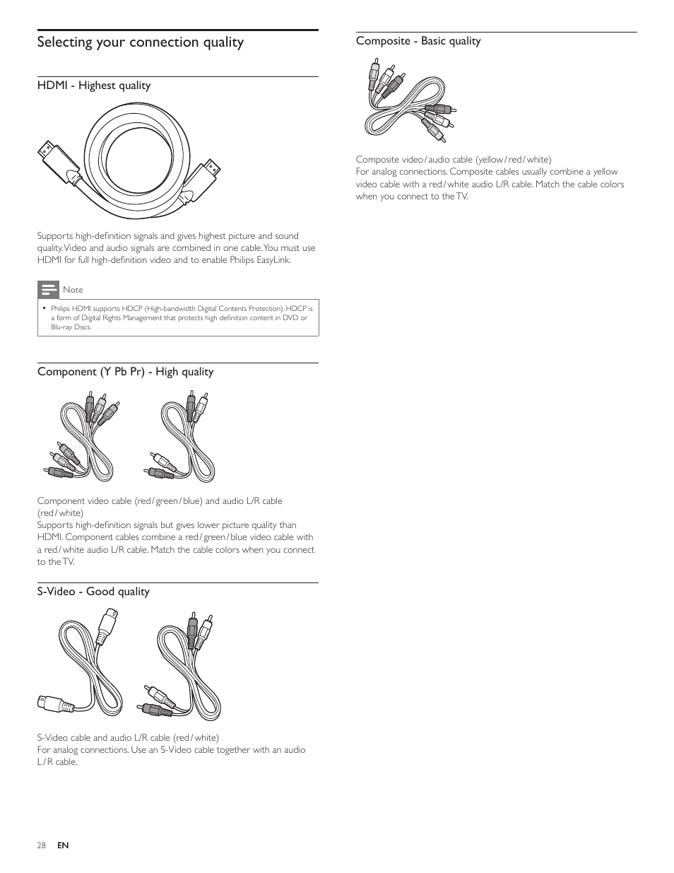 Selecting your connection quality | Philips 32PFL4505D-F7 User Manual | Page 29 / 38