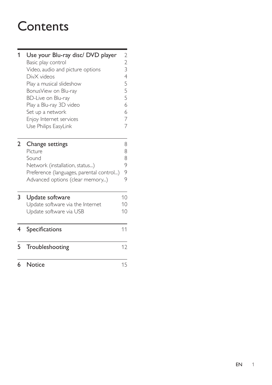 Philips BDP2285-F7 User Manual | Page 11 / 30