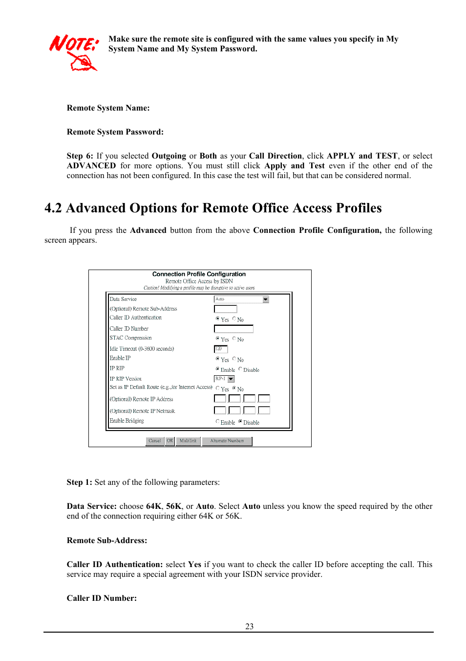 Atlantis Land ISDN Router with 10/100 LAN port ATLMMR MNE01 User Manual | Page 26 / 39