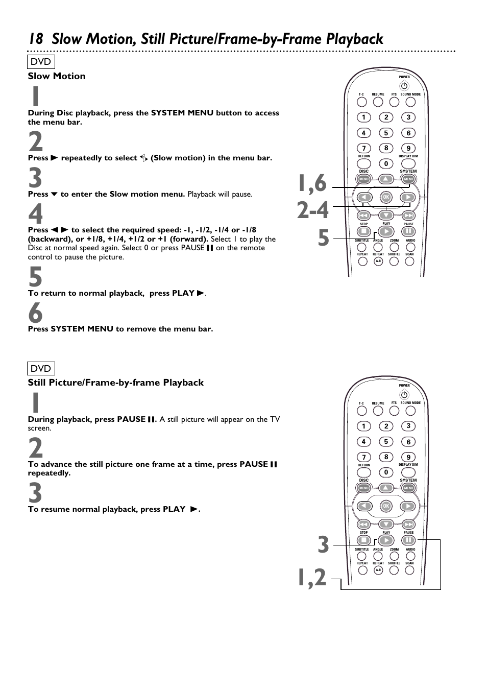 Philips DVD962SA99 User Manual | Page 18 / 56