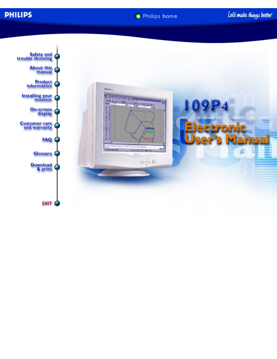 Philips 109P40-99 User Manual | 131 pages