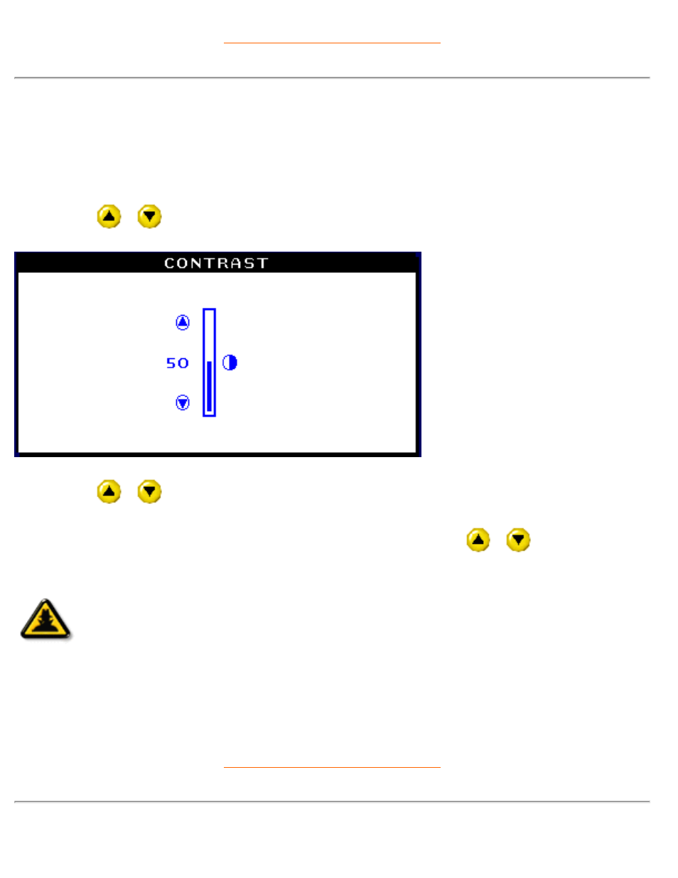 Contrast (hotkey), Language | Philips 109P40-99 User Manual | Page 82 / 131