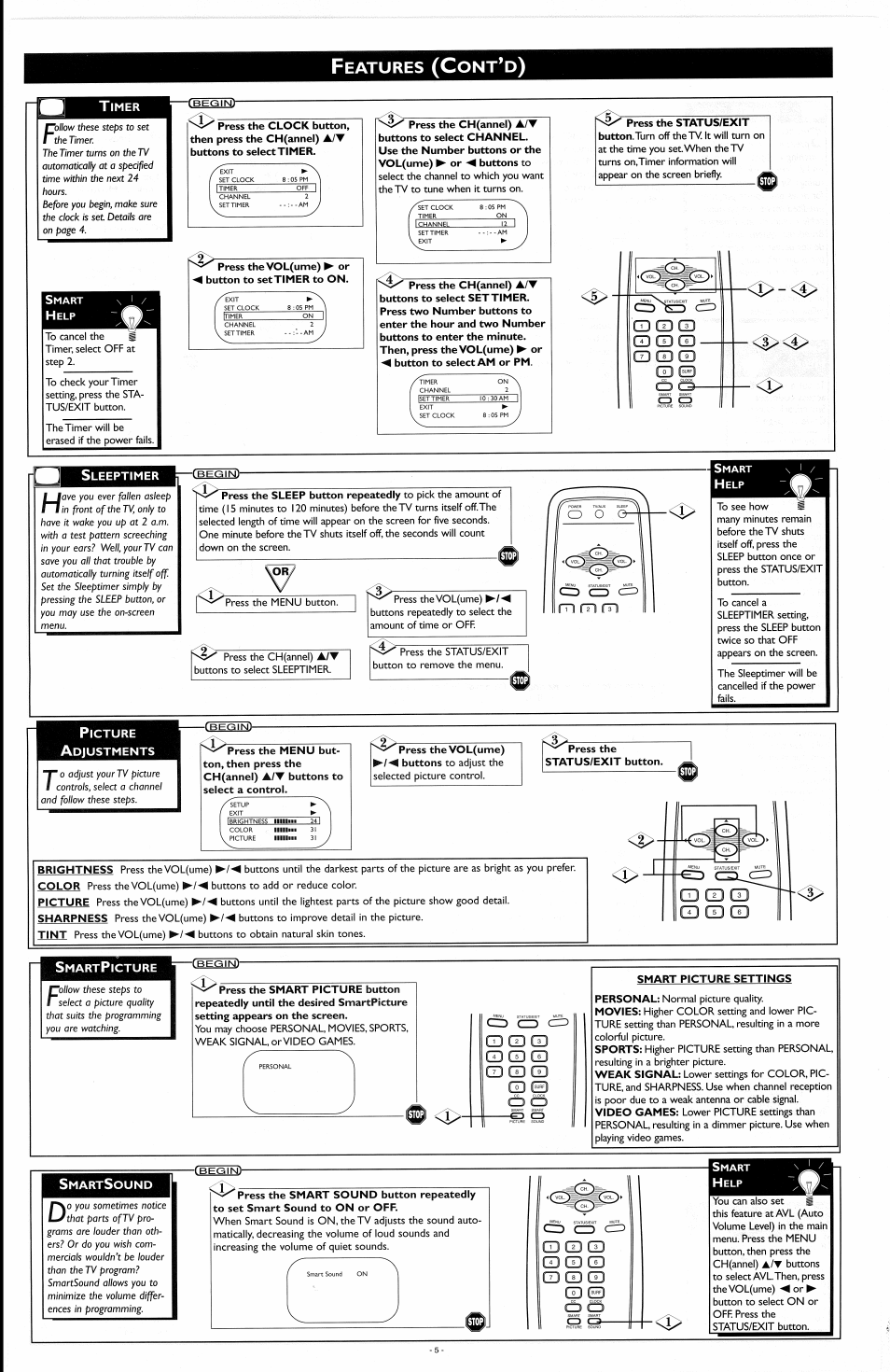 N cd g3 m cd cd cd cd cd, Cd cd cd, Eatures | Philips PR1335B User Manual | Page 5 / 8