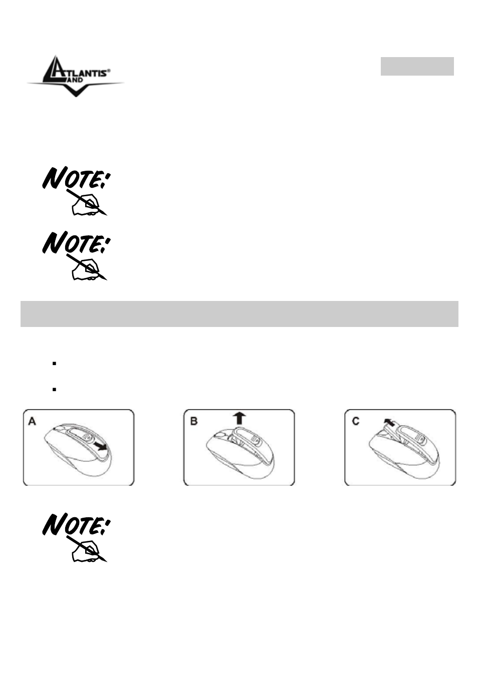 Estrazione del usb receiver, Italiano | Atlantis Land ESurf A04-M313AD User Manual | Page 11 / 41