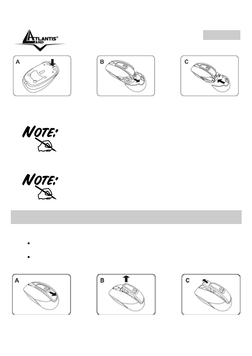 Take out the usb receiver, English | Atlantis Land ESurf A04-M313AD User Manual | Page 17 / 41