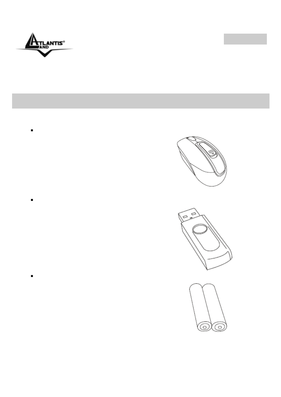 Contenuto della scatola, Italiano | Atlantis Land ESurf A04-M313AD User Manual | Page 9 / 41