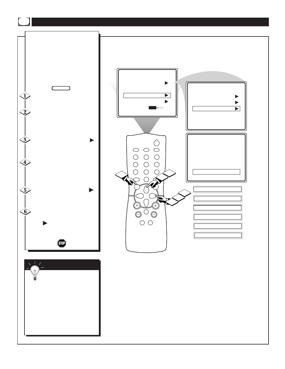 Sing the, Xternal, Ontrol | Philips TS2556C User Manual | Page 14 / 40