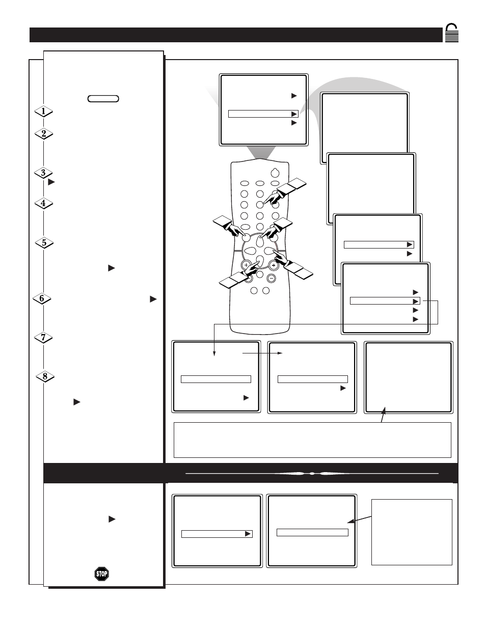 Nderstanding the, Mart, Ontrol | Lock, Hannel | Philips TS2556C User Manual | Page 25 / 40