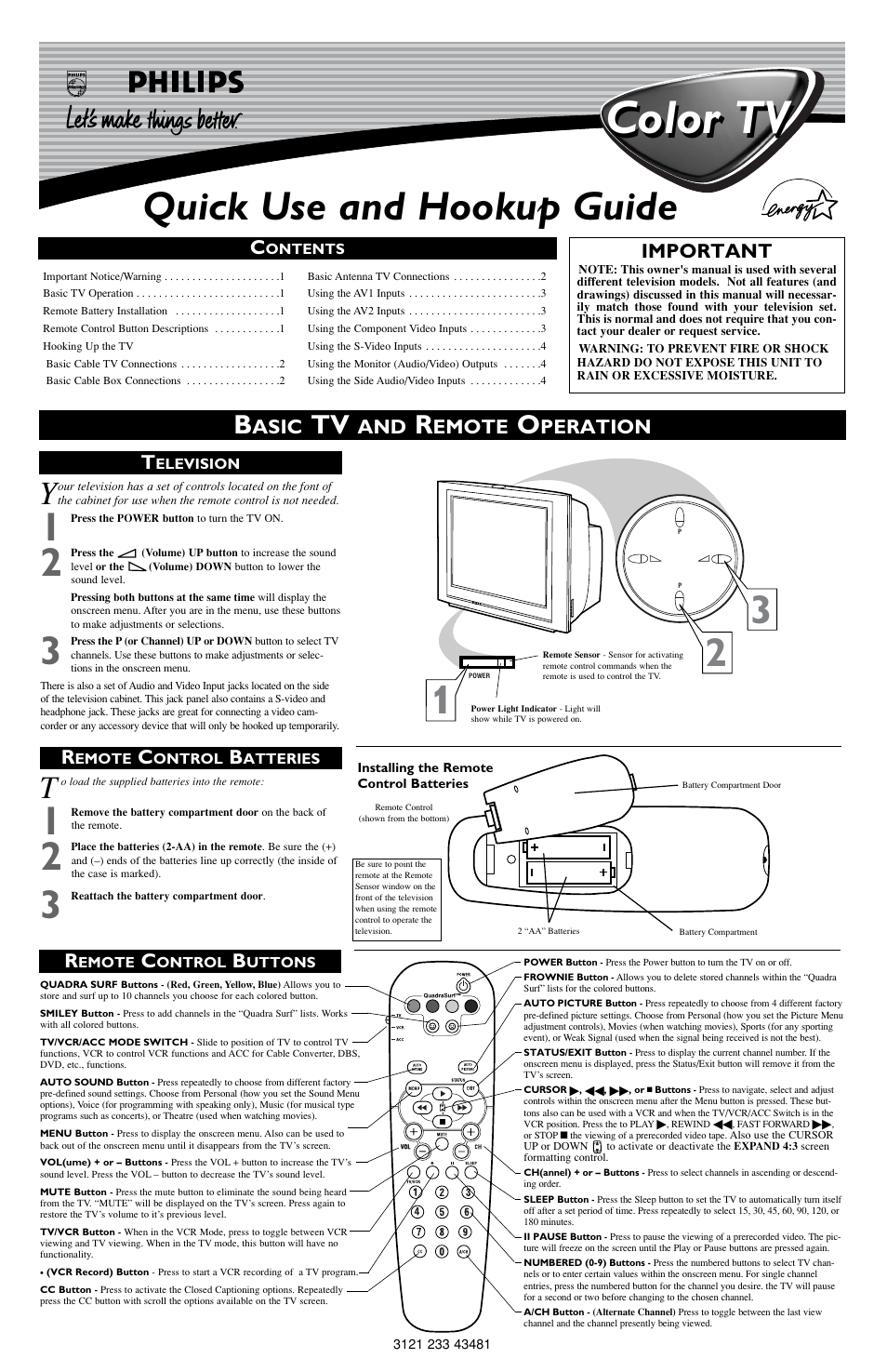 Philips 27PT633R User Manual | 4 pages