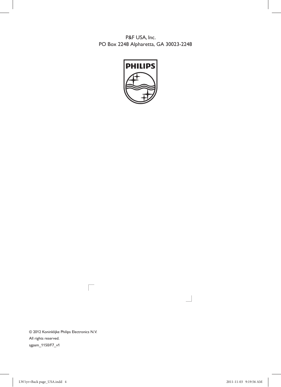 Philips CSS2123-F7 User Manual | Page 15 / 15