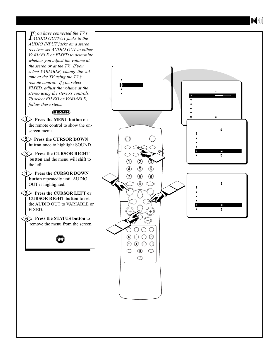 Ound, Etting the, Udio | Ontrol | Philips 27DV60S User Manual | Page 35 / 64