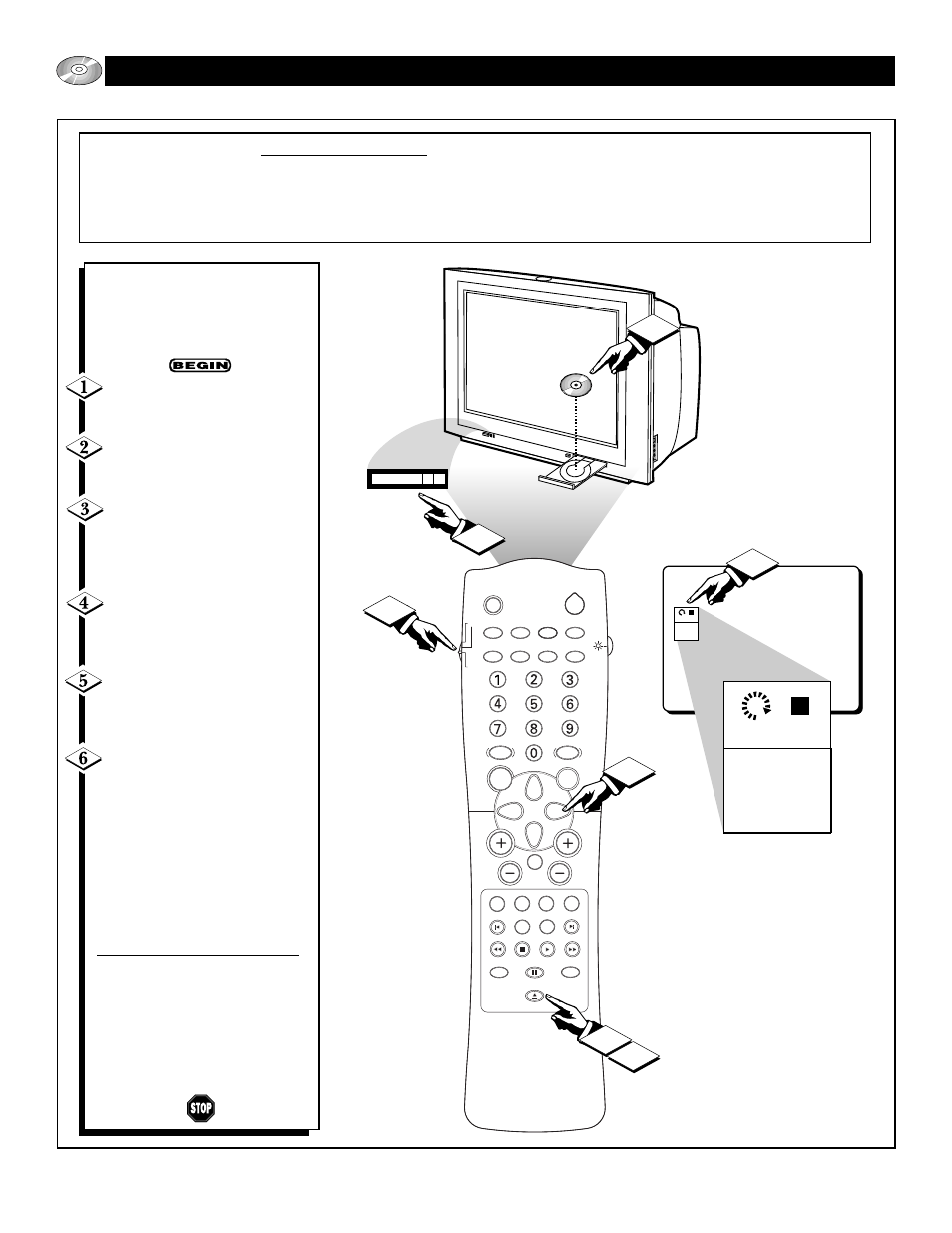 Dvd p, Perating the, Layer | Reading stop | Philips 27DV60S User Manual | Page 40 / 64