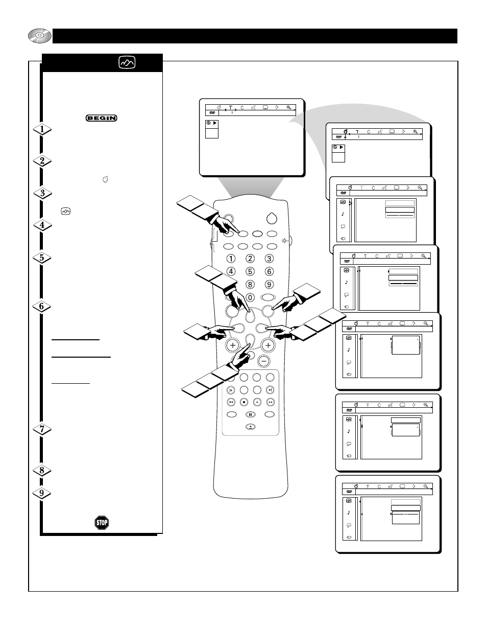 Dvd p, Perating the, Layer | Ersonal, References, Icture | Philips 27DV60S User Manual | Page 42 / 64
