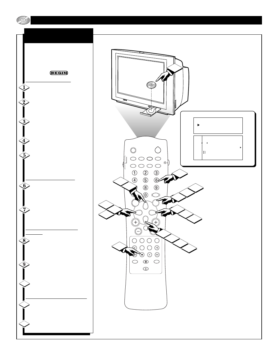 Dvd p, Perating the, Layer | Laying, Udio | Philips 27DV60S User Manual | Page 58 / 64