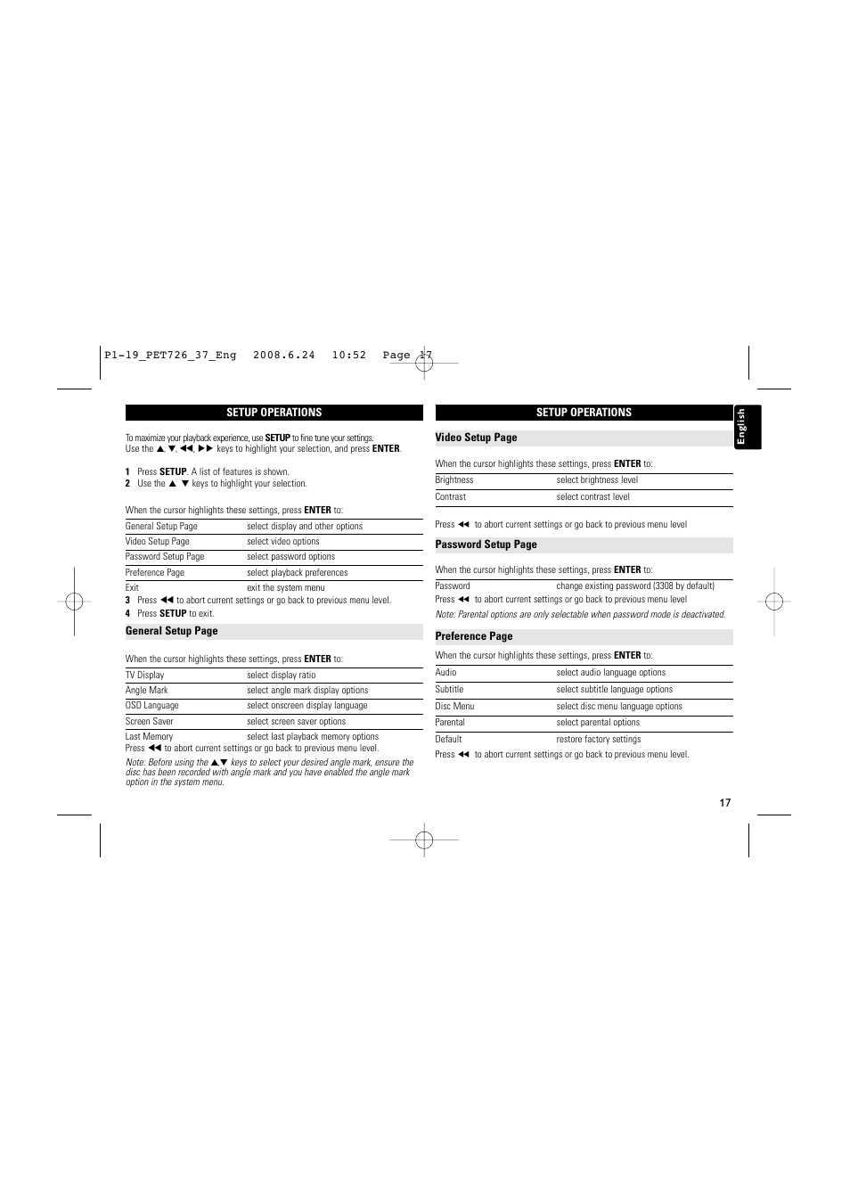 Philips PET726-37B User Manual | Page 17 / 19