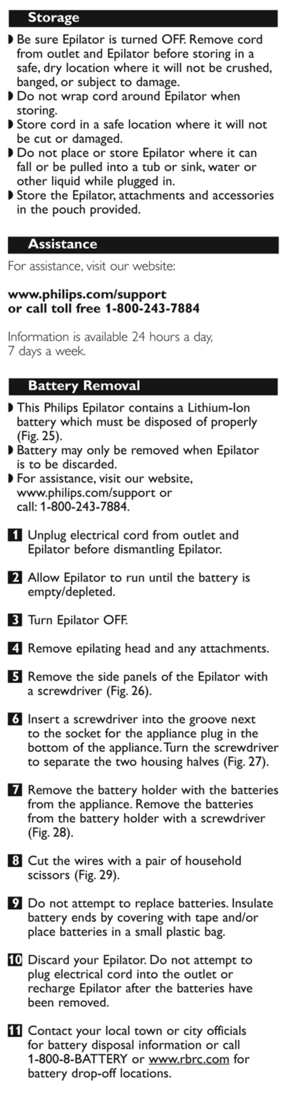 Philips HP6576-50 User Manual | Page 11 / 12
