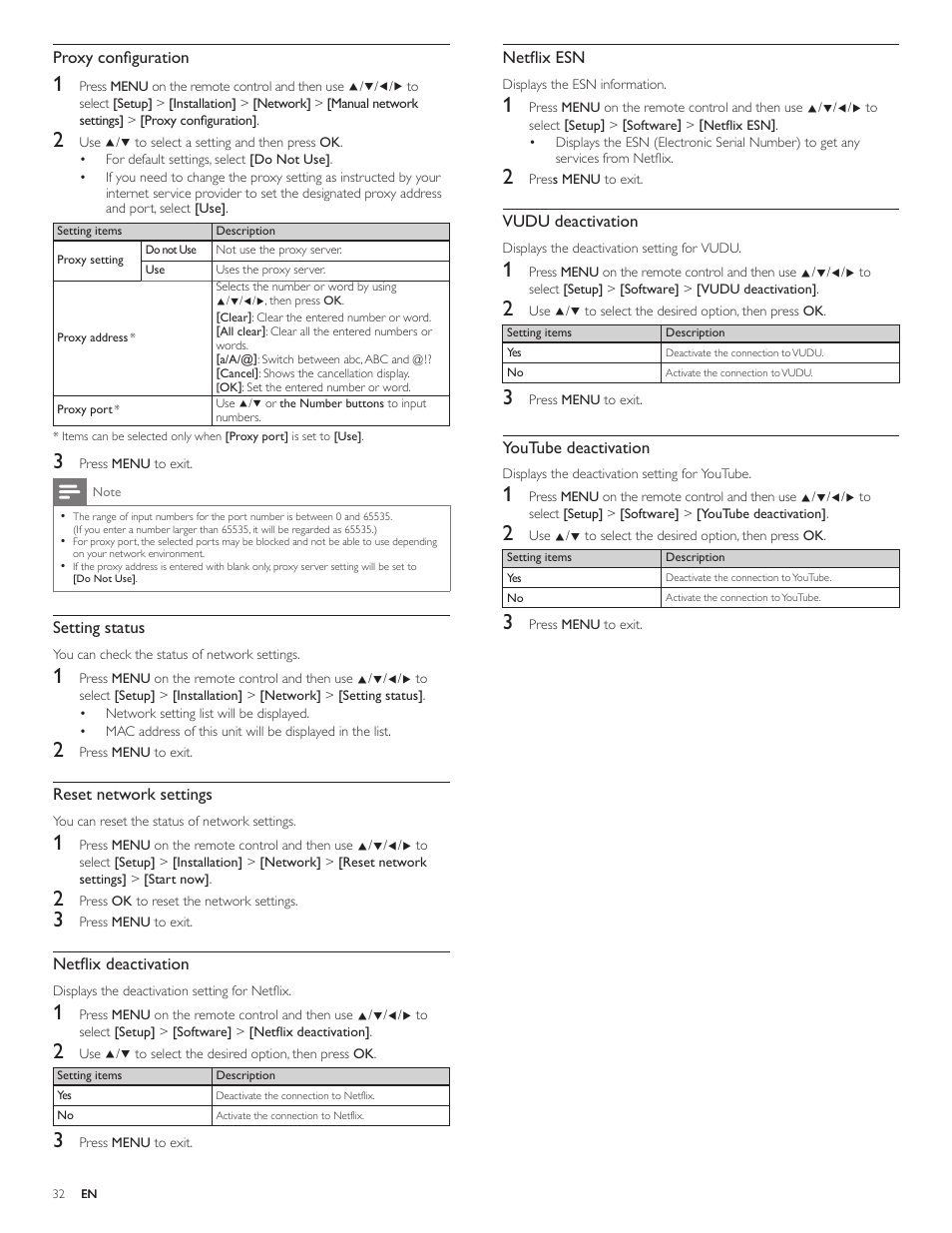 Philips 40PFL5706-F7 User Manual | Page 33 / 54