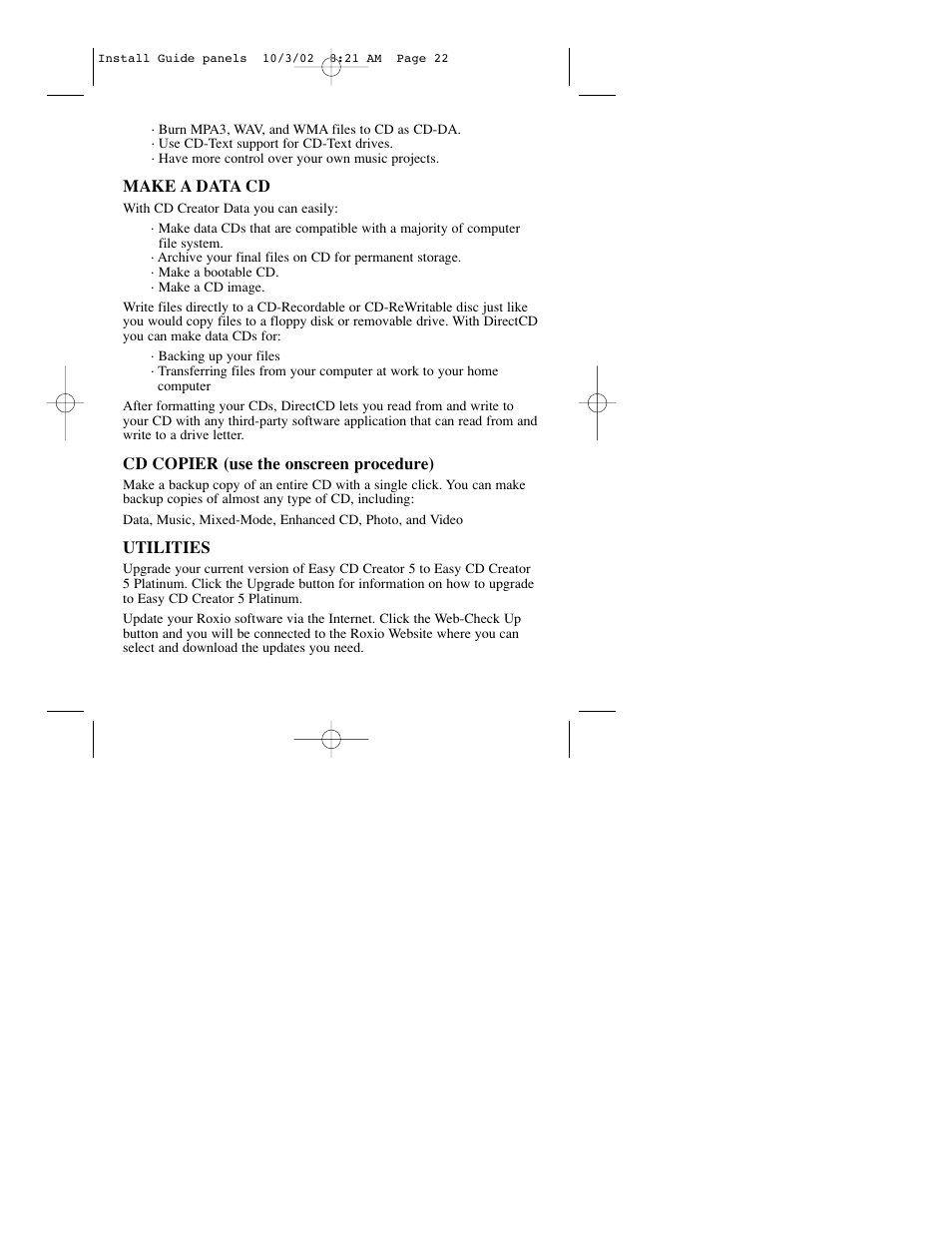 Philips JR24CDRW User Manual | Page 22 / 24