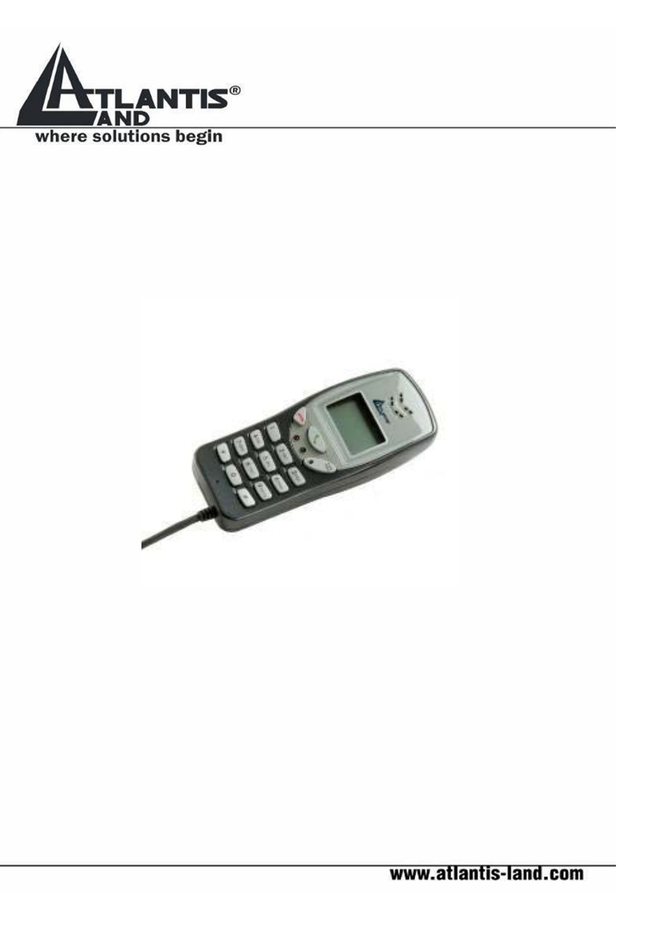 Atlantis Land A02-IPH101_MX01 User Manual | 26 pages
