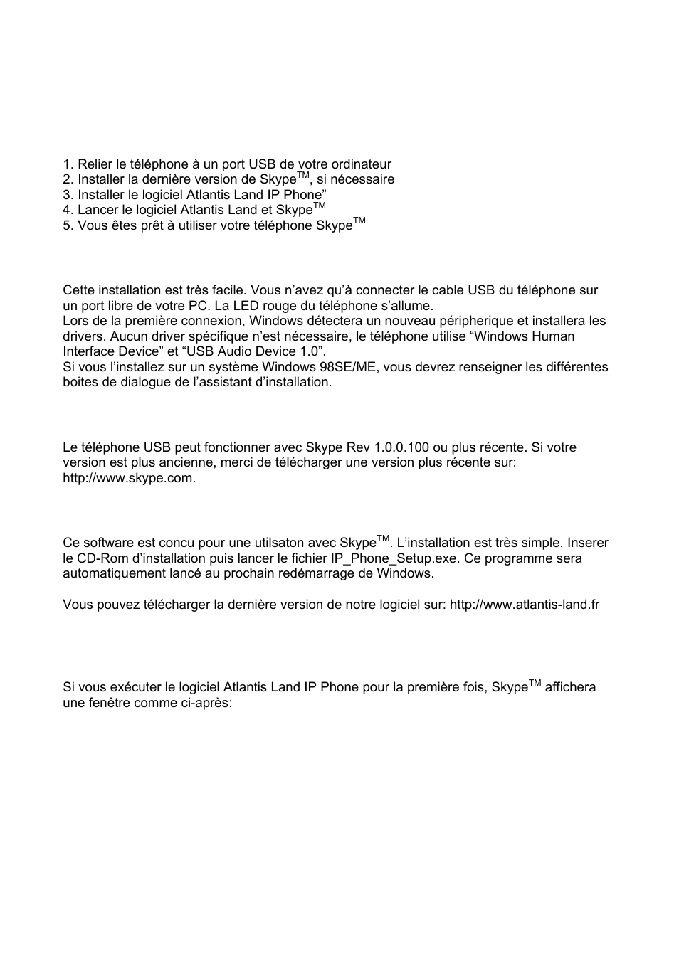 2 démarrage rapide | Atlantis Land A02-IPH101_MX01 User Manual | Page 15 / 26