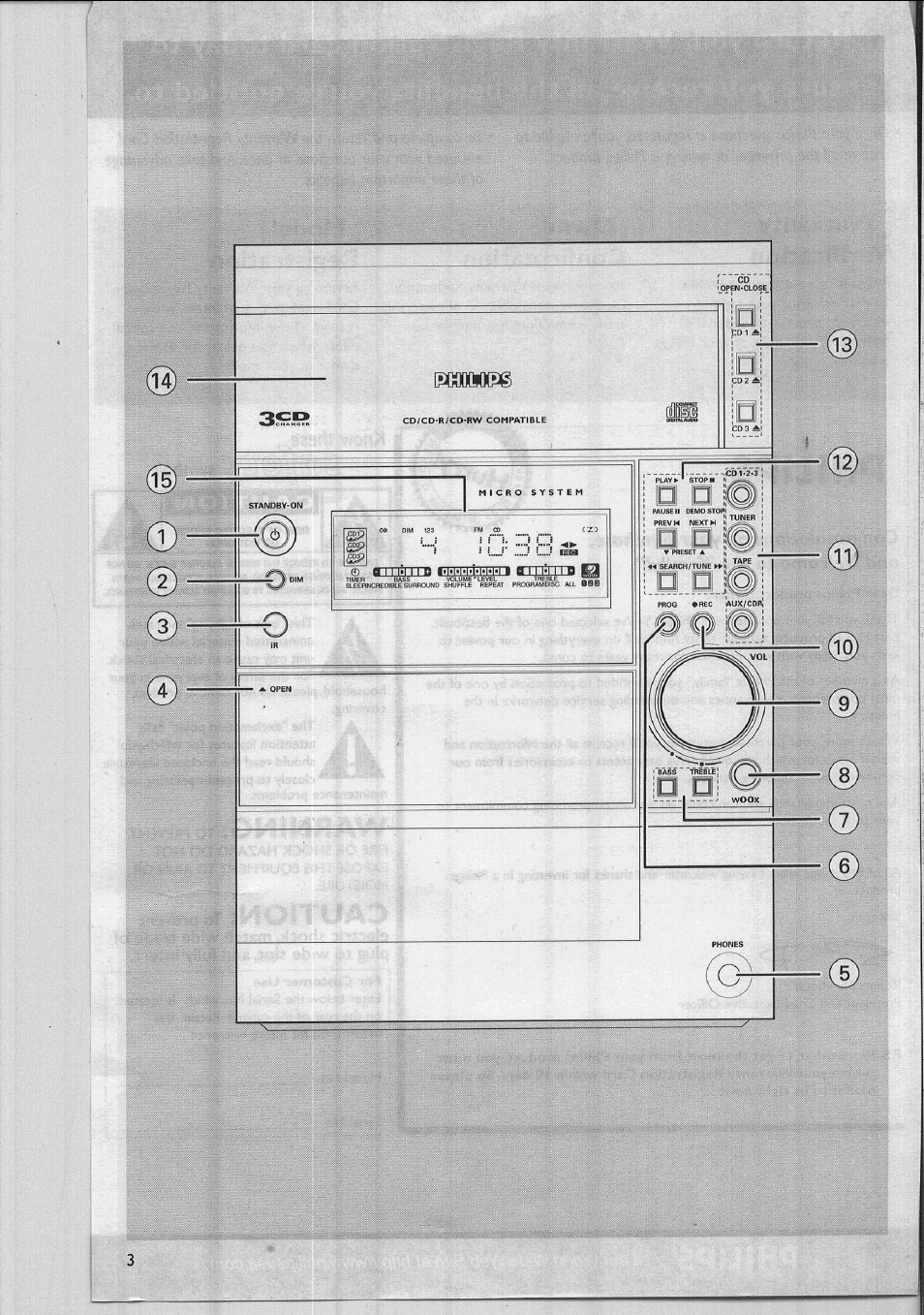 Philips MC5037 User Manual | Page 3 / 84