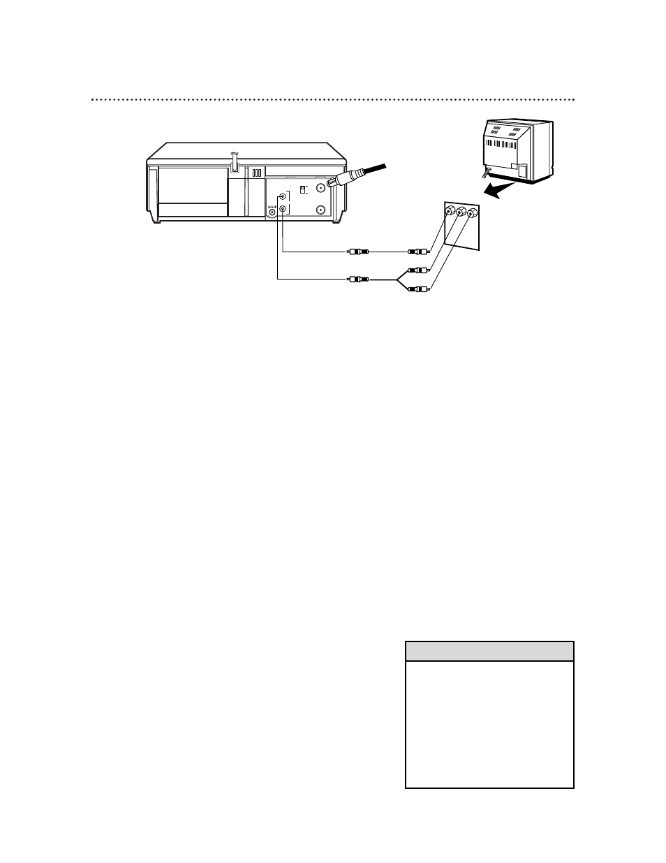 10 hookups with a stereo tv | Philips VP115CAT User Manual | Page 10 / 28