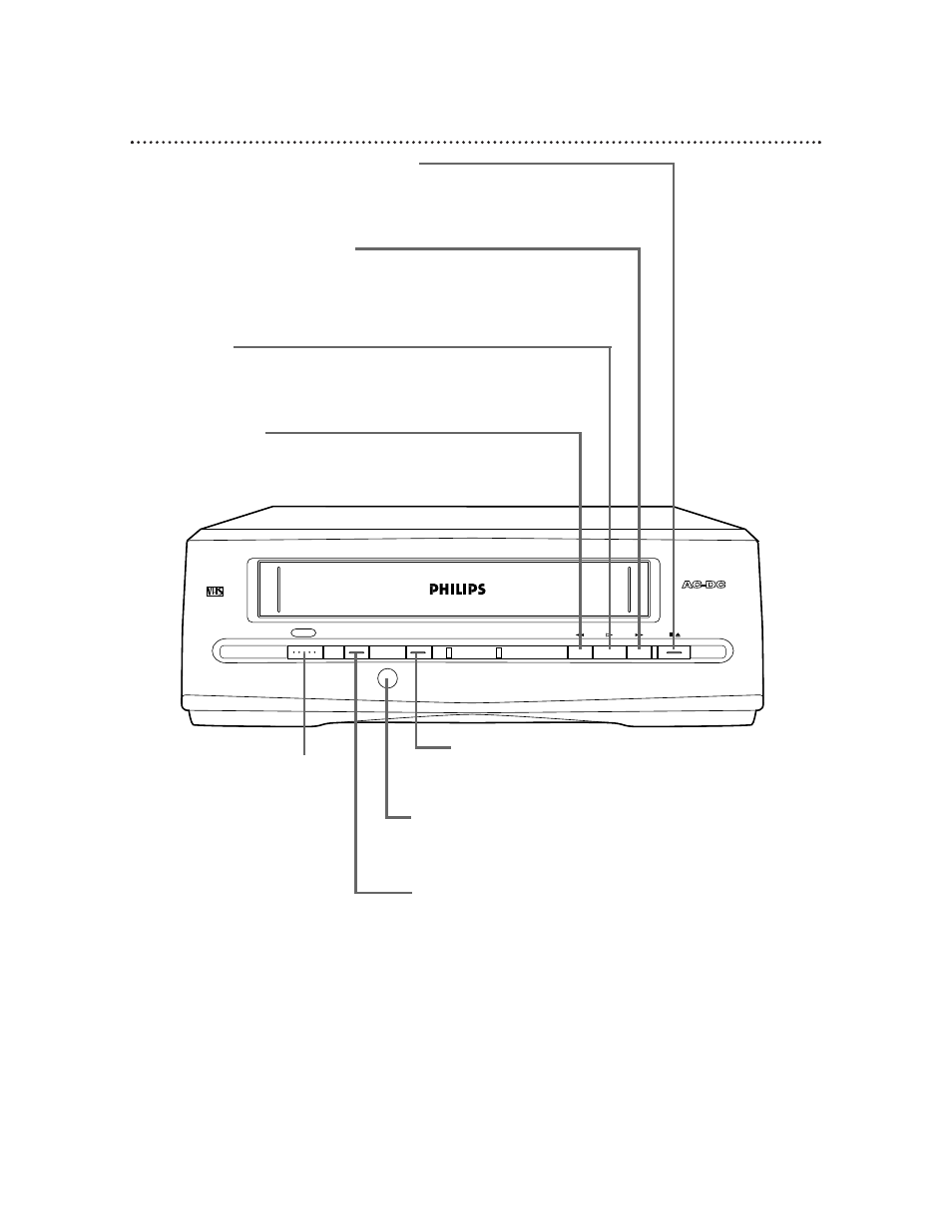 14 front panel | Philips VP115CAT User Manual | Page 14 / 28