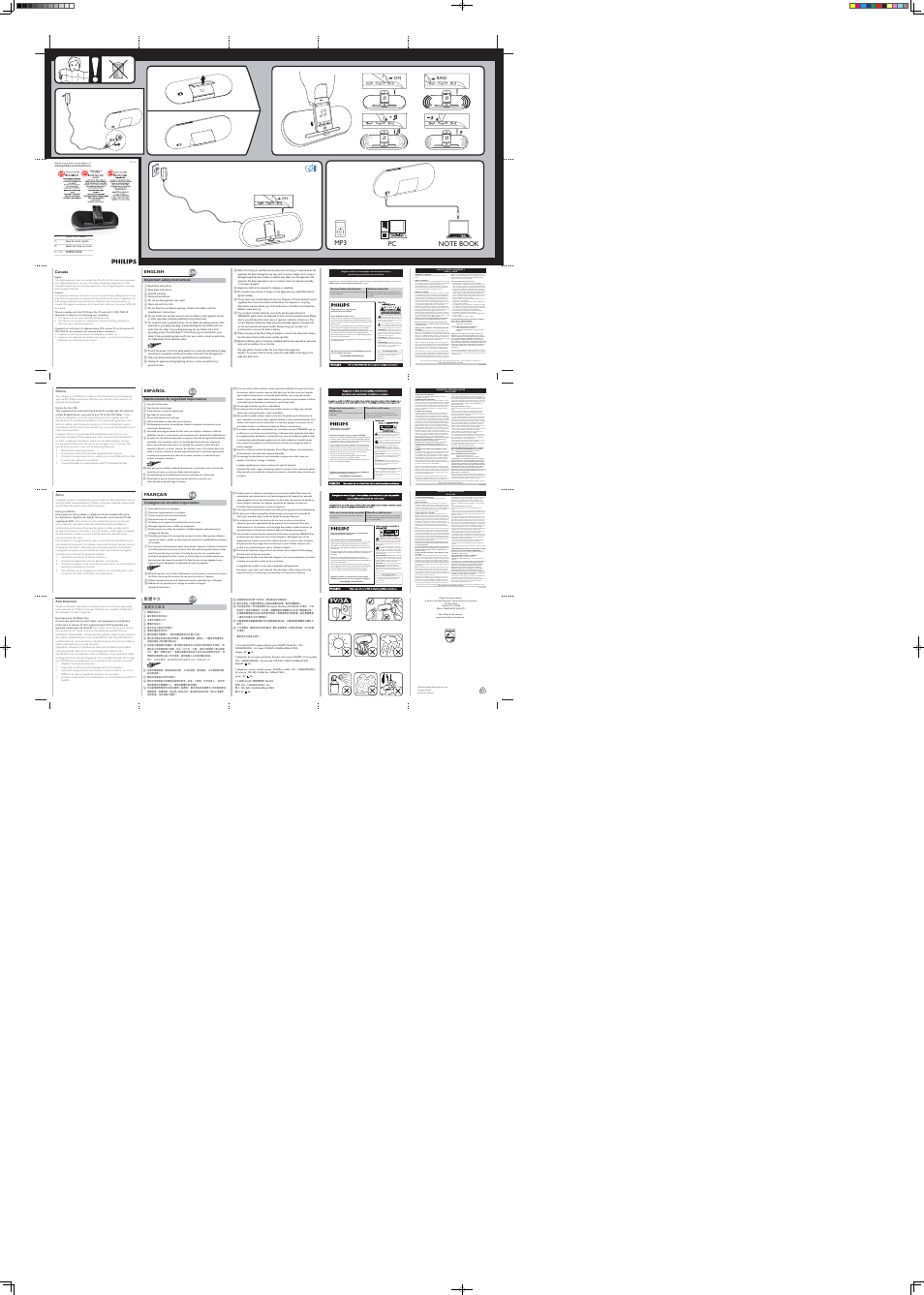 Philips DS7550-17 User Manual | 1 page