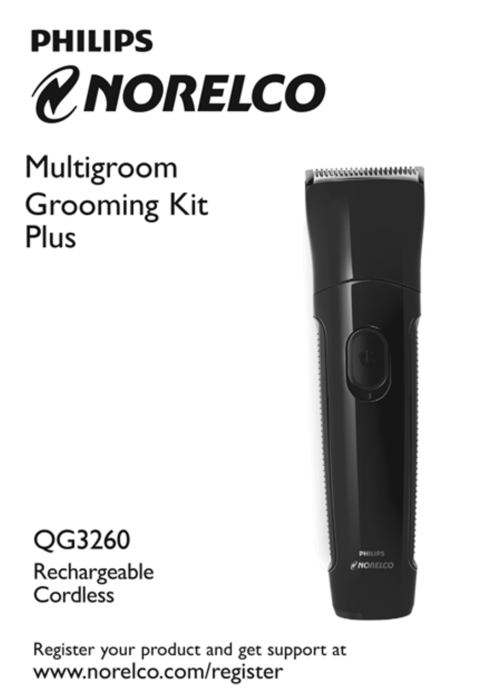 Philips QG3260-41 User Manual | 12 pages