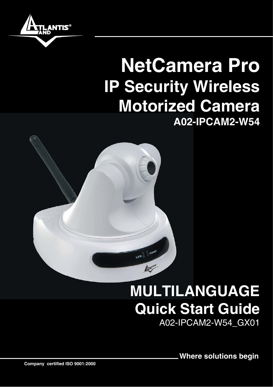 Atlantis Land A02-IPCAM2-W54 User Manual | 35 pages