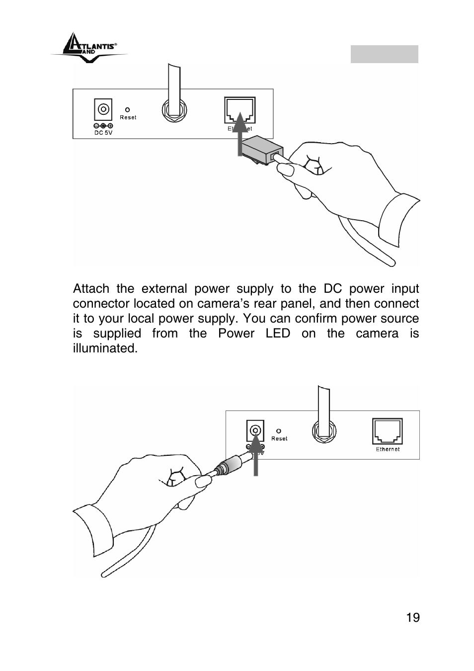 English | Atlantis Land A02-IPCAM2-W54 User Manual | Page 19 / 35