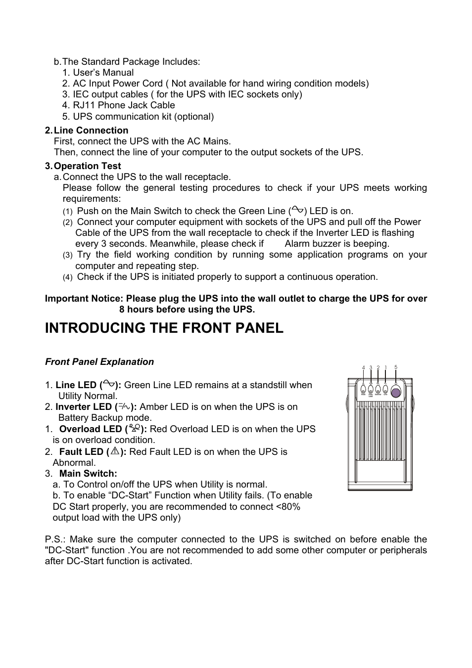 Introducing the front panel | Atlantis Land A03-S801 User Manual | Page 11 / 17