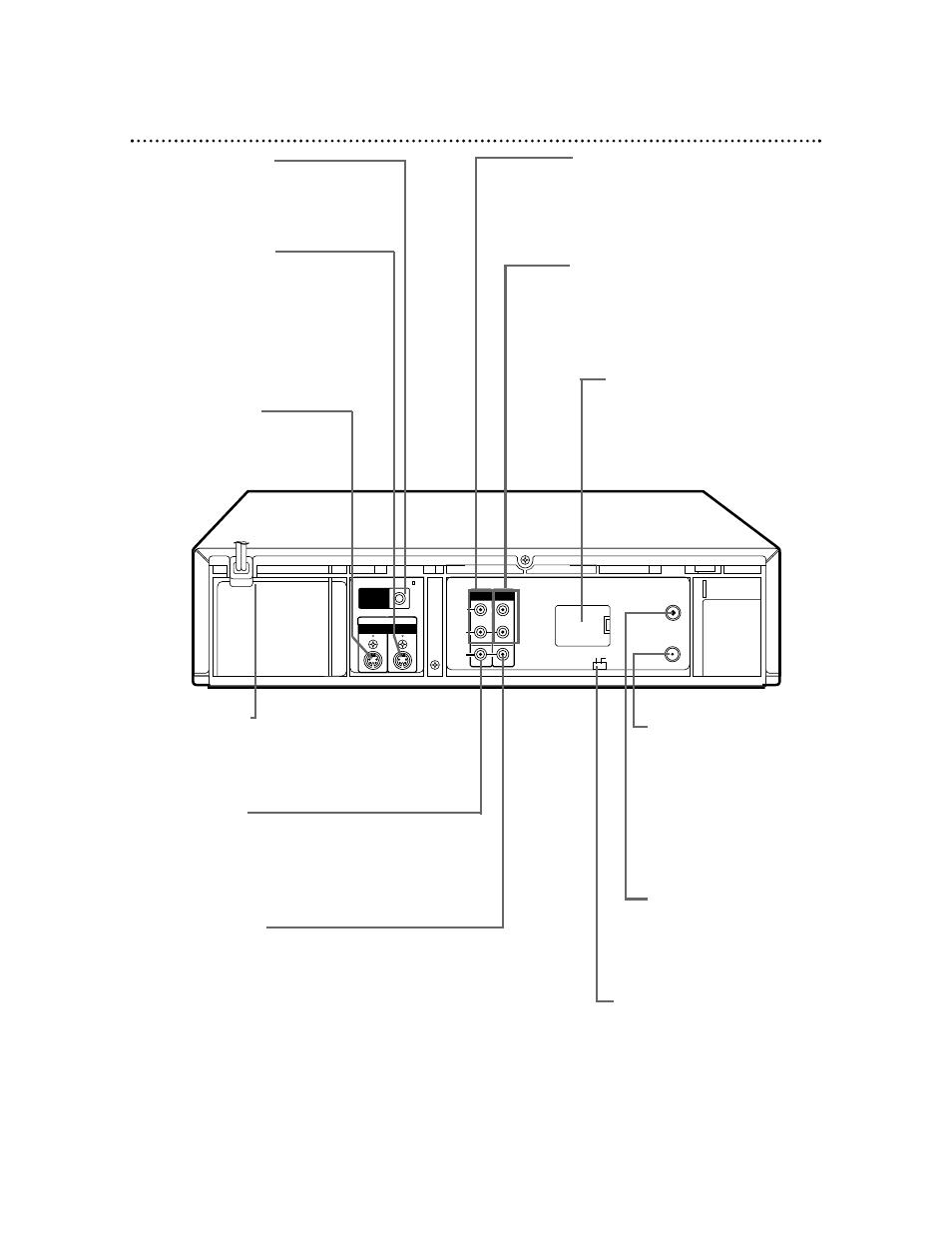 26 rear panel | Philips 4 HD S VHS HIFI VCR User Manual | Page 26 / 68