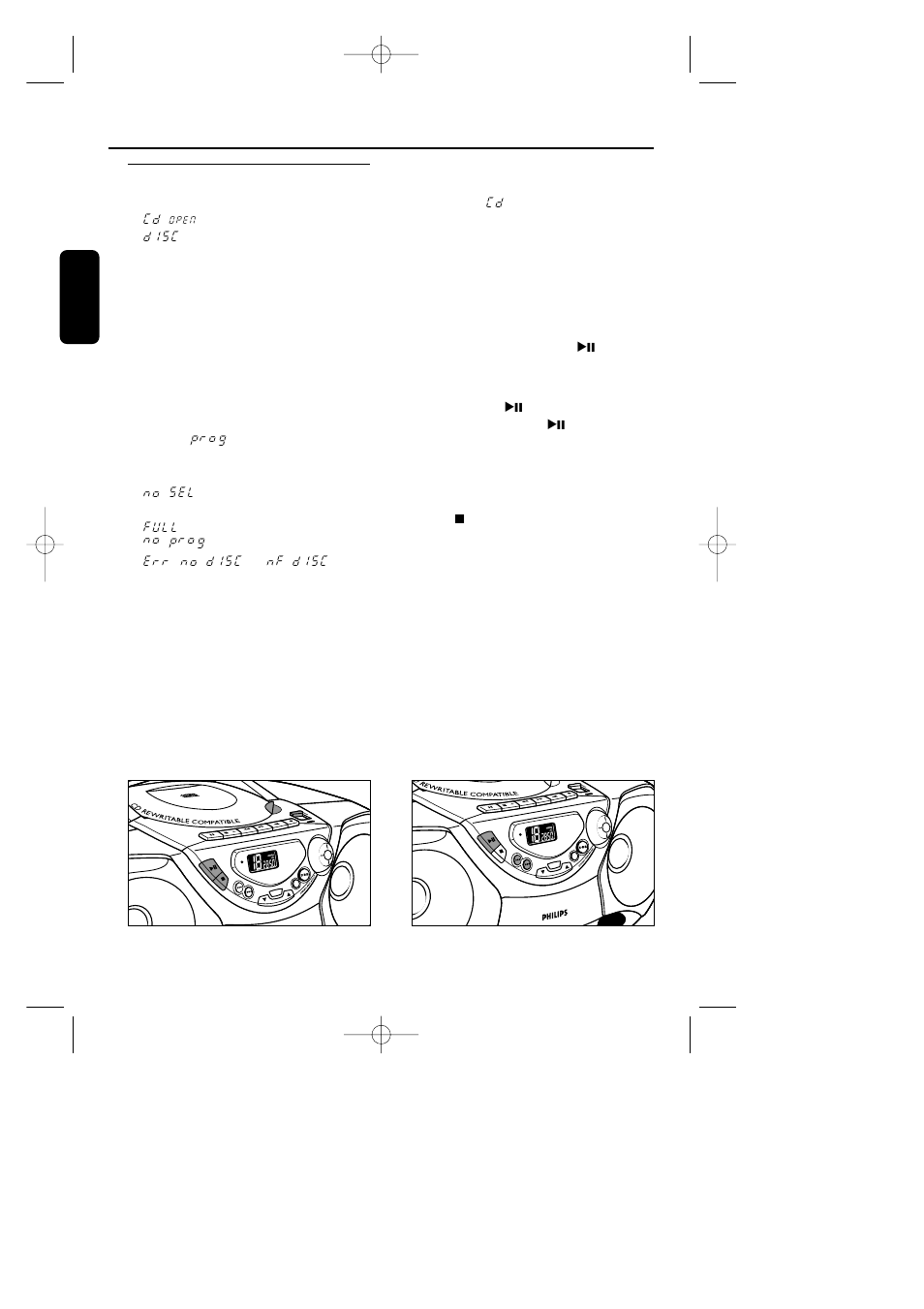 Lecteur de cd | Philips AZ1018 User Manual | Page 24 / 43