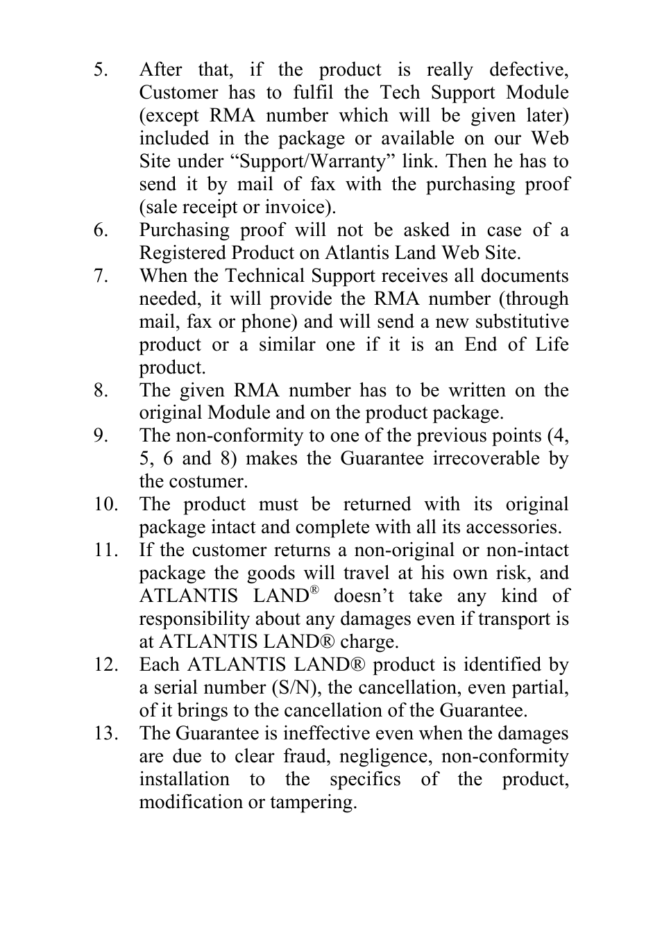 Atlantis A02-F5P User Manual | Page 5 / 10