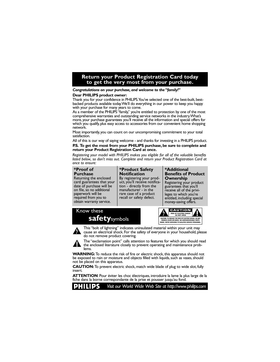 Safety | Philips 27PT6442-37B User Manual | Page 2 / 41