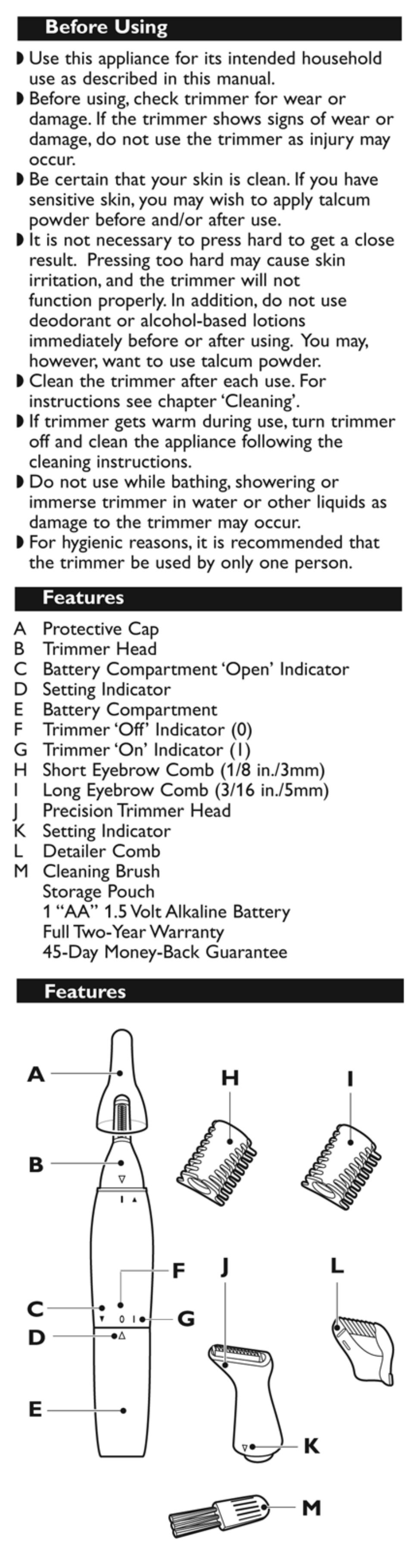 Philips NT9130-40 User Manual | Page 3 / 8