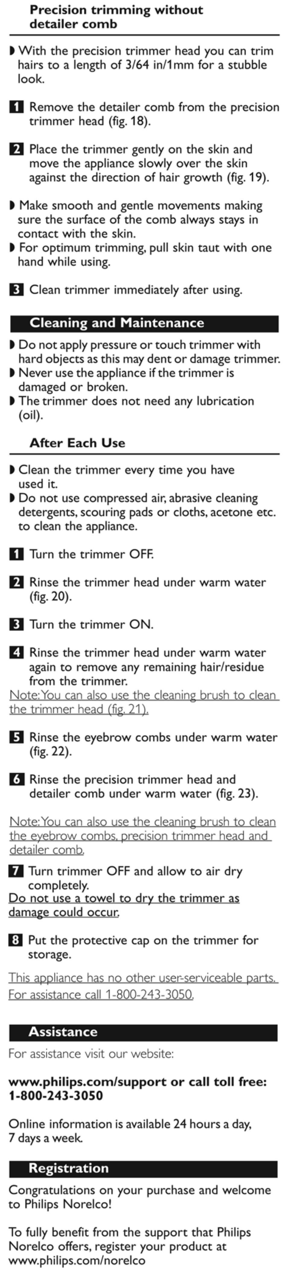 Philips NT9130-40 User Manual | Page 7 / 8