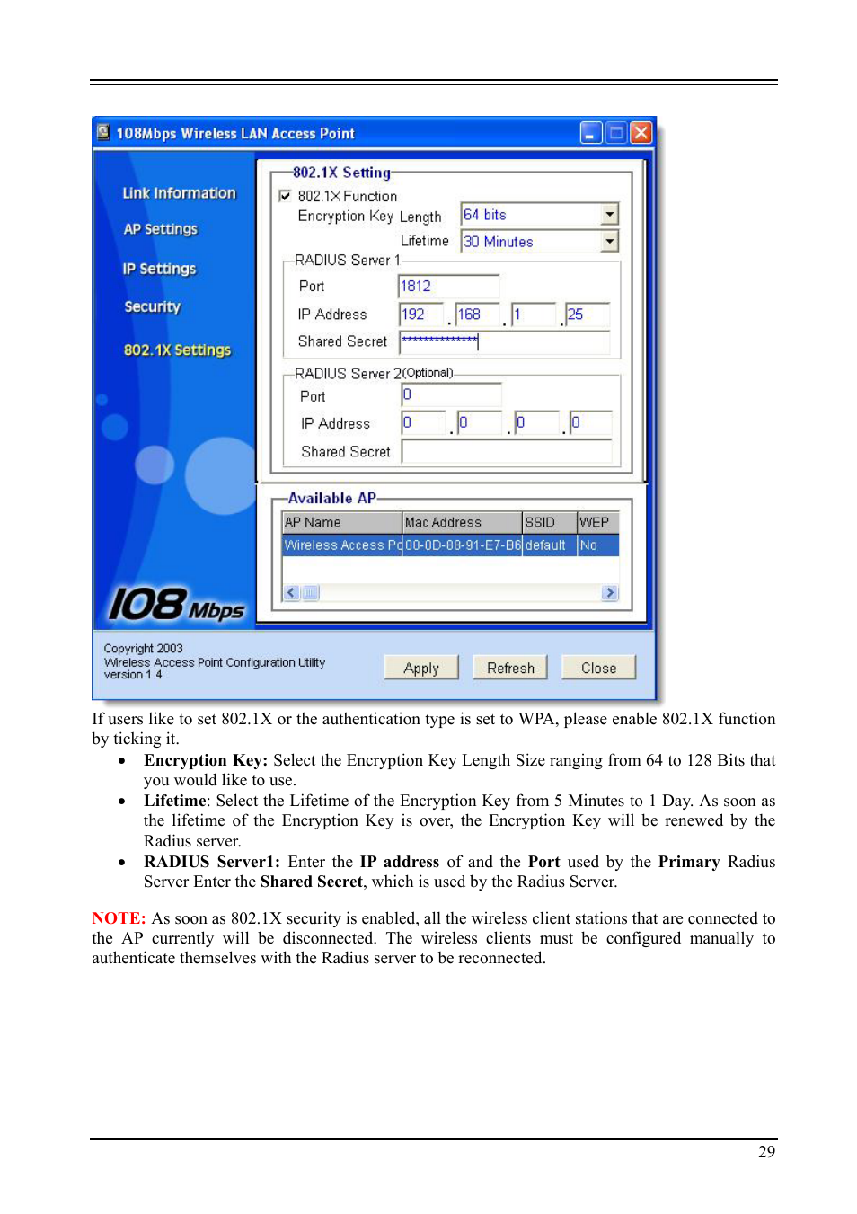 Atlantis Land i I-Fly Wireless Access Point User Manual | Page 33 / 42