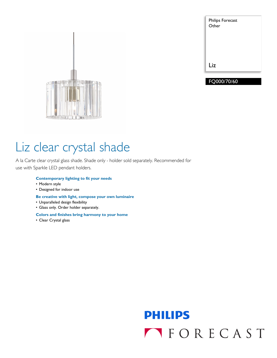Philips FQ0007060 User Manual | 2 pages