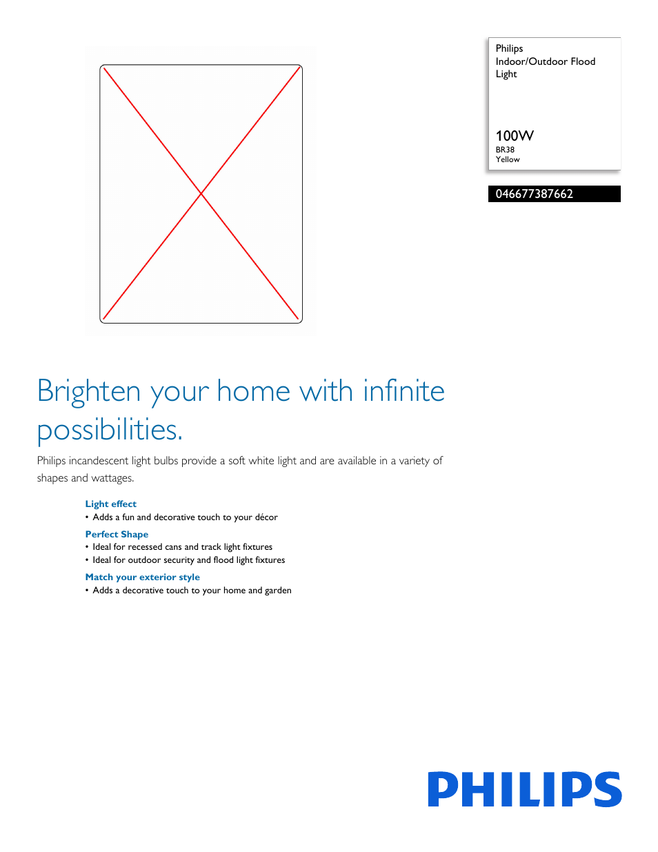 Philips 046677387662 User Manual | 2 pages