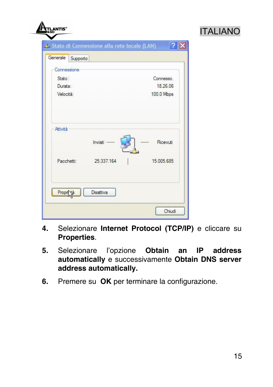 Italiano | Atlantis Land WEBSHARE A02-RA241 User Manual | Page 15 / 78