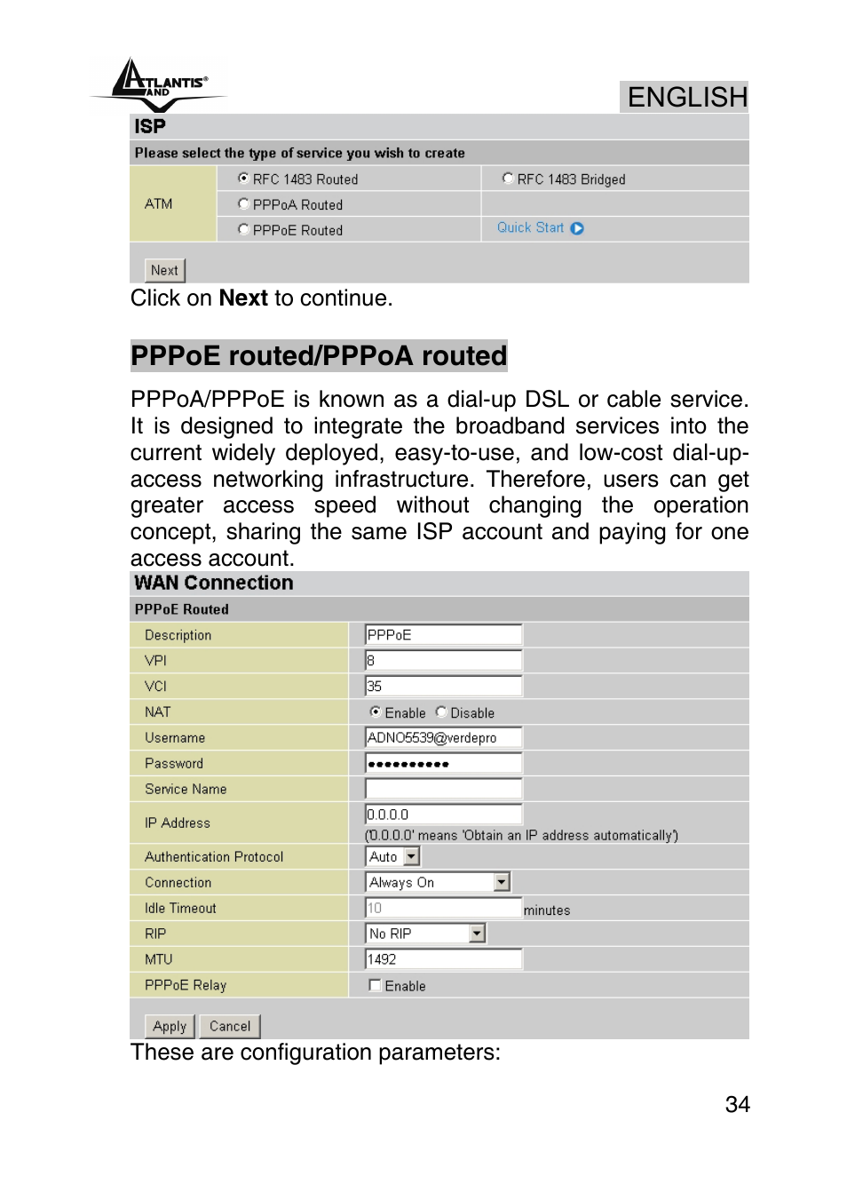 Atlantis Land WEBSHARE A02-RA241 User Manual | Page 34 / 78