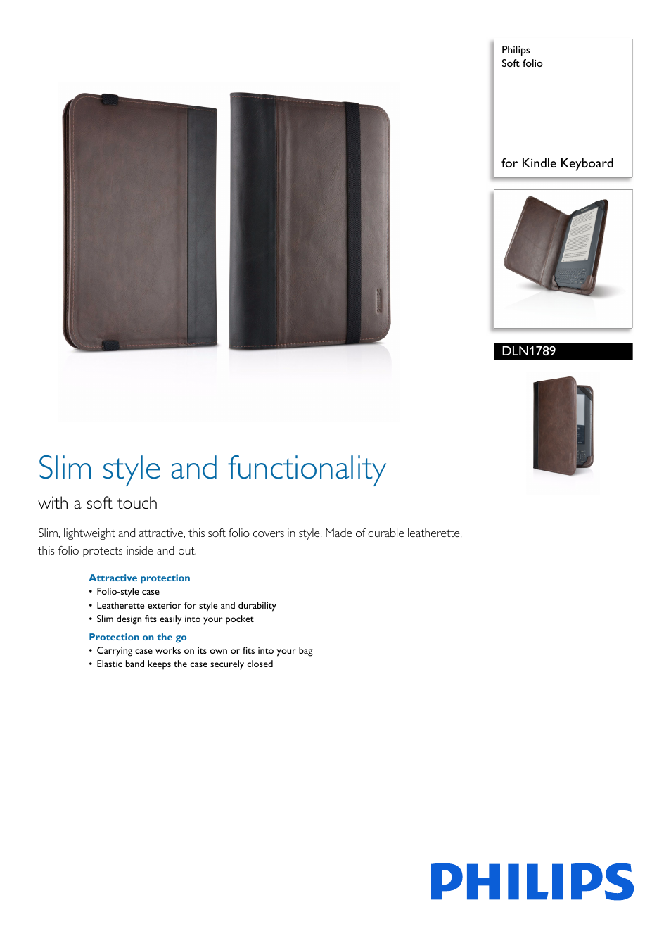 Philips DLN1789-17 User Manual | 2 pages