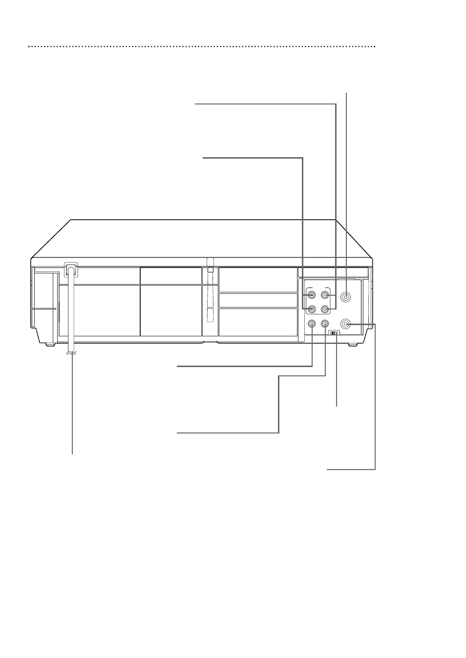 28 rear panel | Philips VRB611AT User Manual | Page 28 / 56