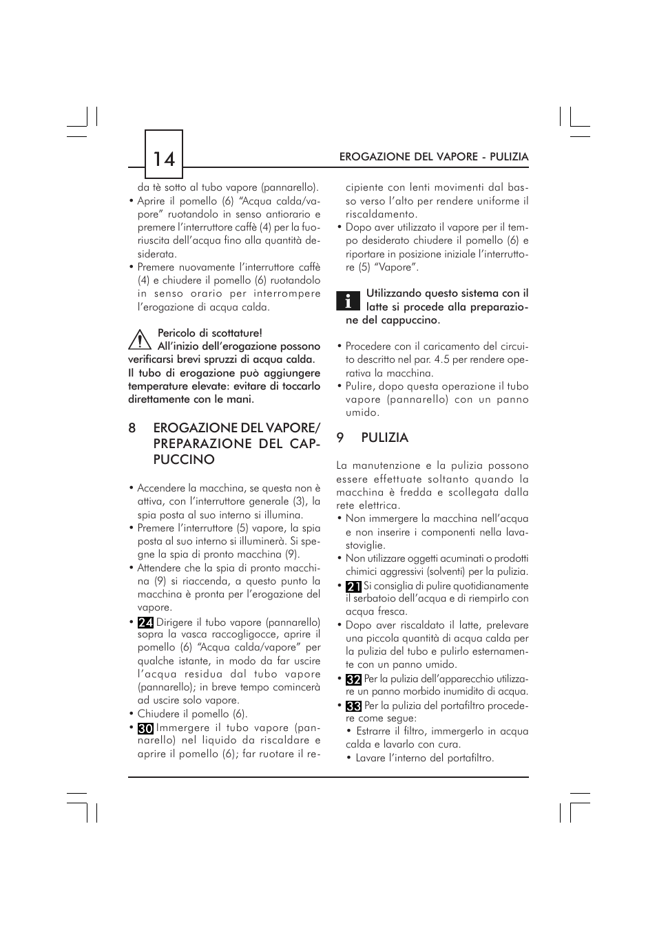 Philips SAECO GRAN CREMA DE LUXE CUL SIL SIN010 User Manual | Page 14 / 92