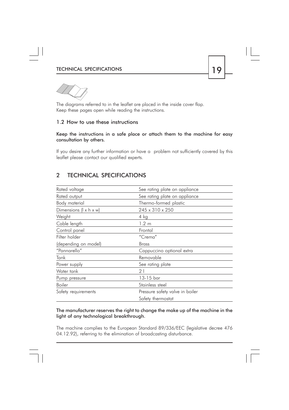 Philips SAECO GRAN CREMA DE LUXE CUL SIL SIN010 User Manual | Page 19 / 92