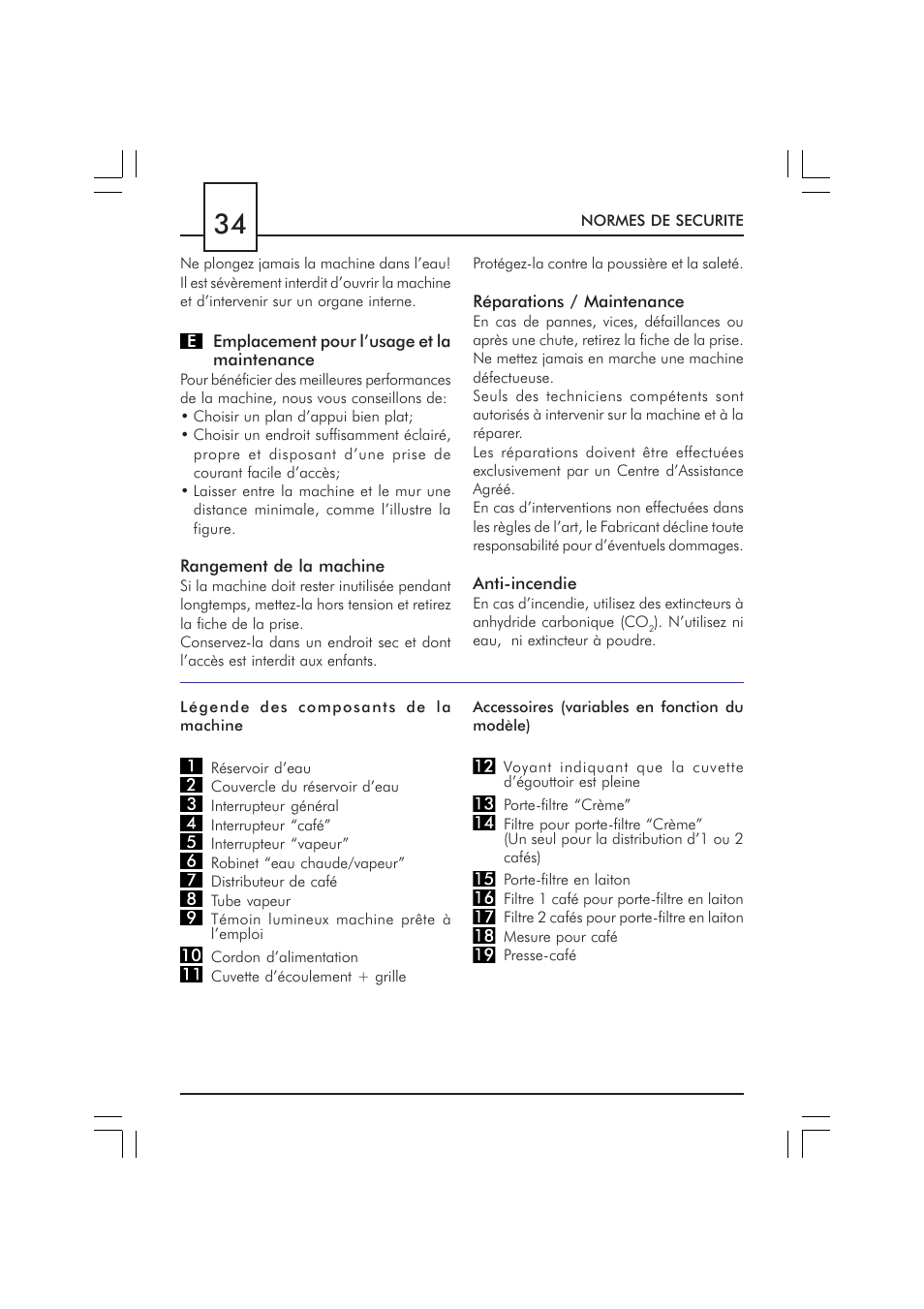 Philips SAECO GRAN CREMA DE LUXE CUL SIL SIN010 User Manual | Page 34 / 92