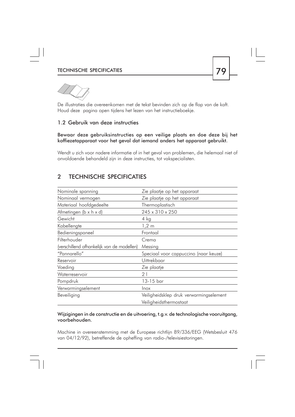 Philips SAECO GRAN CREMA DE LUXE CUL SIL SIN010 User Manual | Page 79 / 92