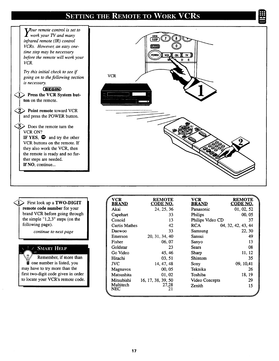 Etting, Emote | Philips TS2768C User Manual | Page 17 / 28